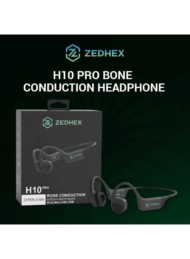 Zedhex H10 Pro Open Ear Bone Conduction Titanium Band  32GB IPX8 Waterproof Headphones - 1 Year Replacement Warranty - Image 3